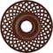Ekena Millwork Robin Medallion (Canopies up to 6 1/4"), 22 1/4"OD x 4 3/4"ID x 1 1/4"P, Burnished Mahogany Crackle CM22RBBMC - alternate 1